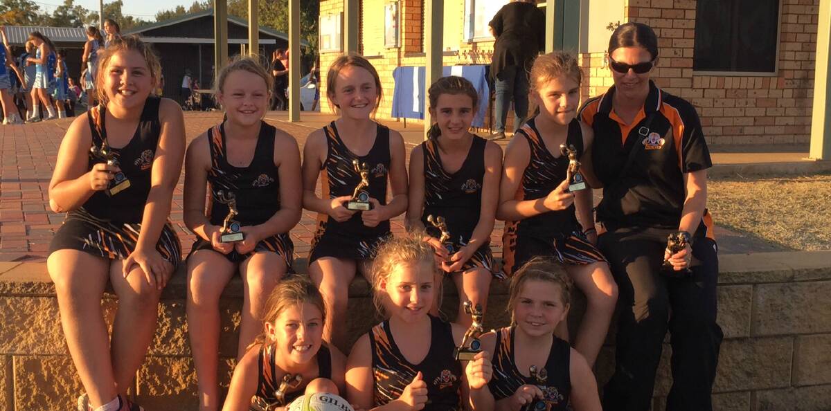 The under 11s won the Dubbo Netball  Carnival earlier this season. Photo: CONTRIBUTED. 