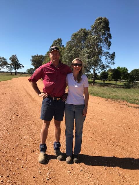 ALL SMILES: Greg and Kate Broughton are able to use the Jamea Road after council have restored it. Photo: CONTRIBUTED.