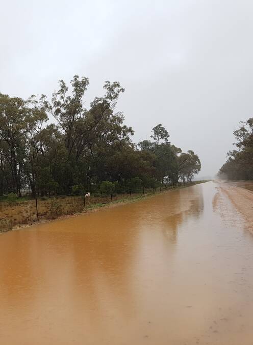 Wet roads in the Shire.