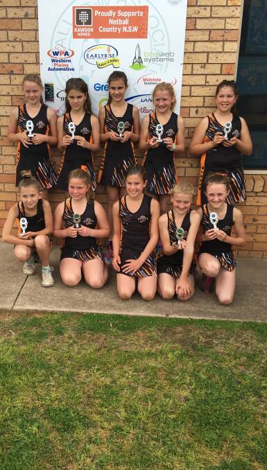 WONDERFUL NETBALLERS: Despite coming runners-up the under 11s did Nyngan proud in their grand final over the weekend. Photo: CONTRIBUTED.