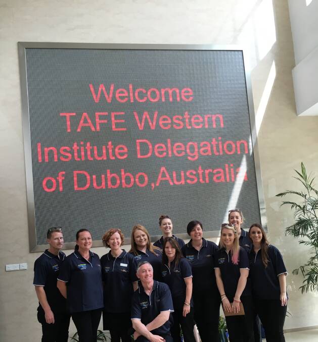 TAFE: A group of TAFE Western students spent time in China helping orphans. 
