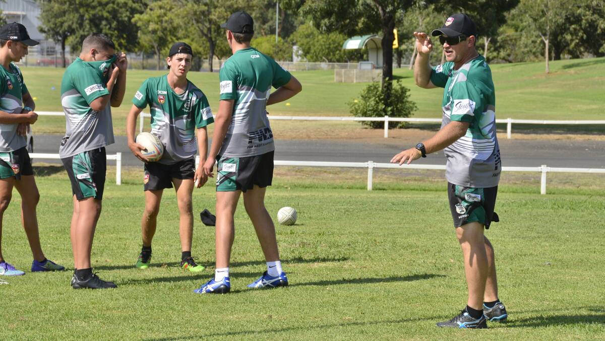 PLEASED: Western Rams under-16s coach Kurt Hanock was never too worried on Saturday, despite his side trailing early on, and his side repaid his faith by scoring an impressive win. Photo: BELINDA SOOLE