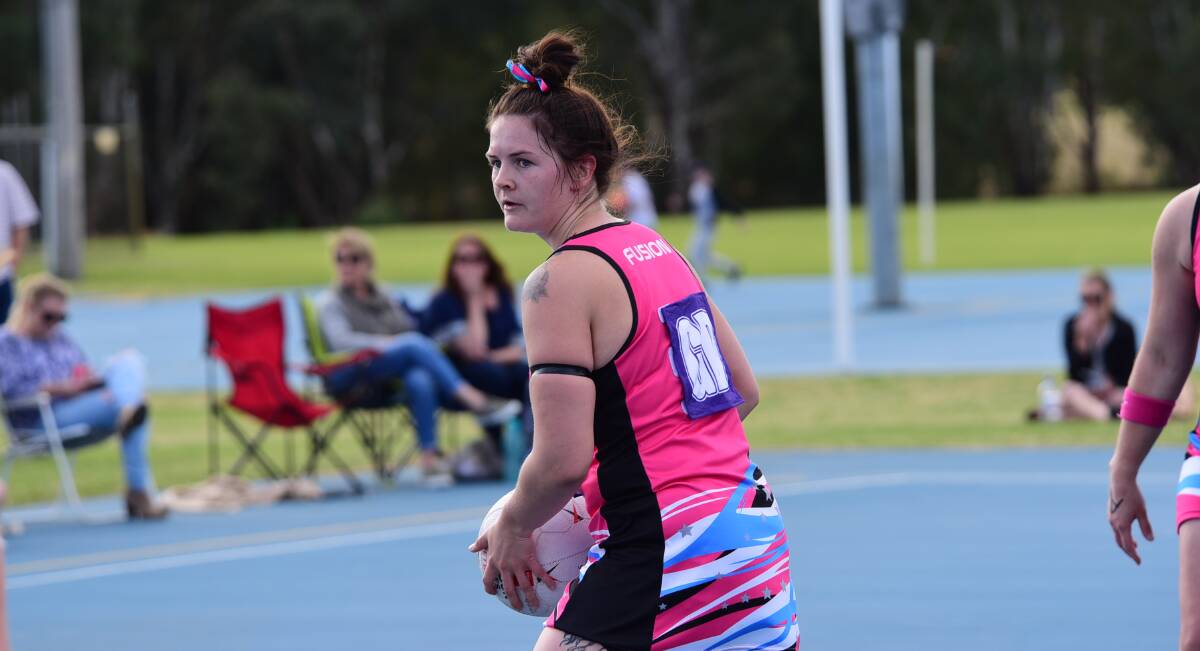 SUCCESS: Britt Hill in action for A Grade champions Fusions Heat during a massive day of grand final action on Saturday. Photo: PAIGE WILLIAMS