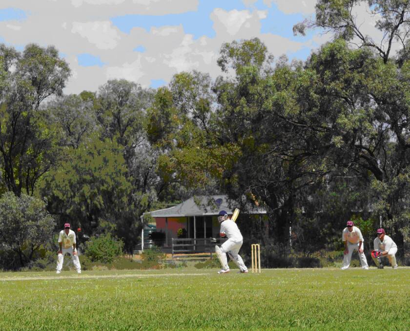 WHAT A TON: Cricket Club president Toby Miles hits a ton during last year's season. Photo: FILE