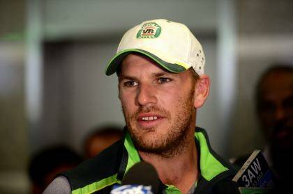 Aaron Finch is understandably excited to be playing the biggest game of his career at his domestic home ground. Photo: Penny Stephens