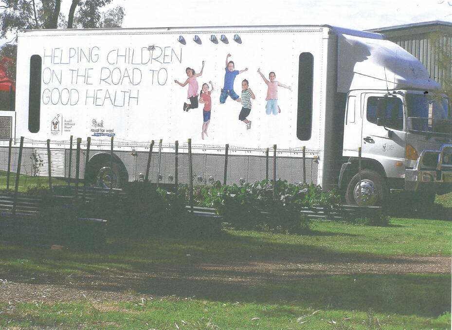 The Healthy Kids Bus Stop was in Nyngan at the end of last month. 