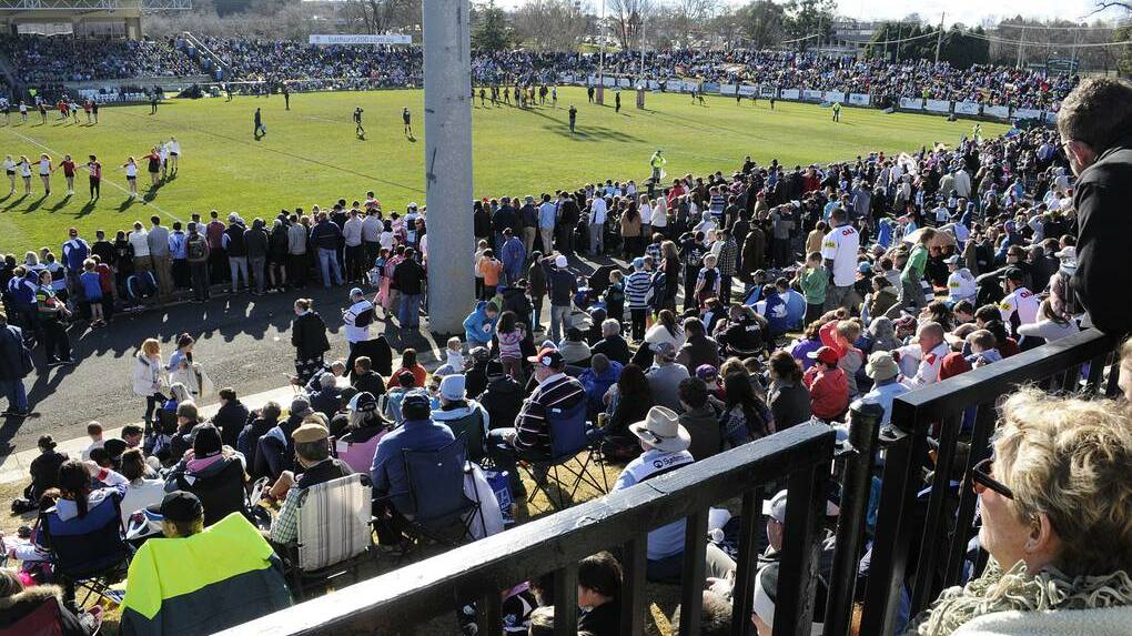 BUSINESS BOOM: The large crowd that attended the NRL match at Carrington Park on Saturday provided a big boost to local business. Photo: CHRIS SEABROOK