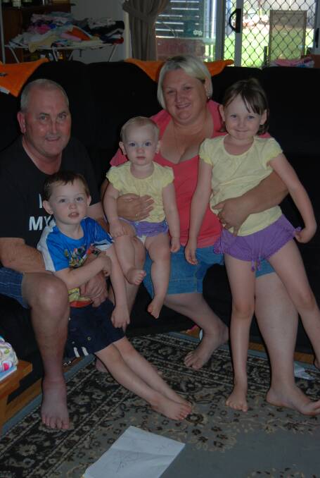 THE WALSH FAMILY: Michael, Thomas, Ruby, Deanne and Sophie. 