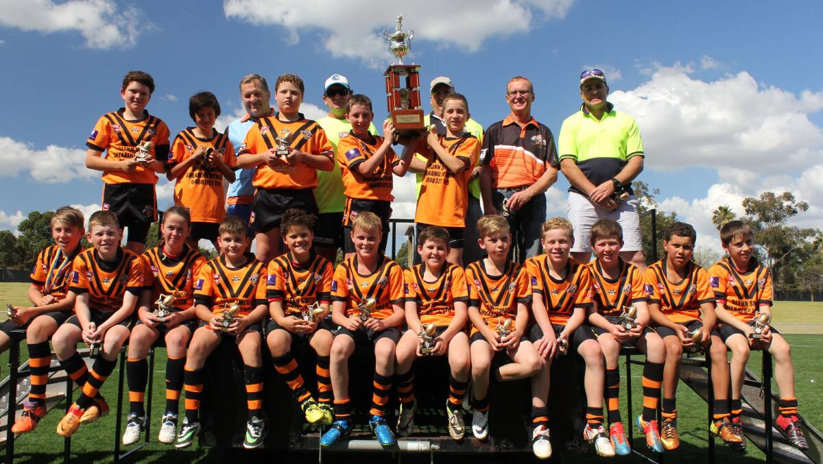 Nyngan junior Tigers’ Under 12 team made it through the grand final to keep their unbeaten record for the season intact.