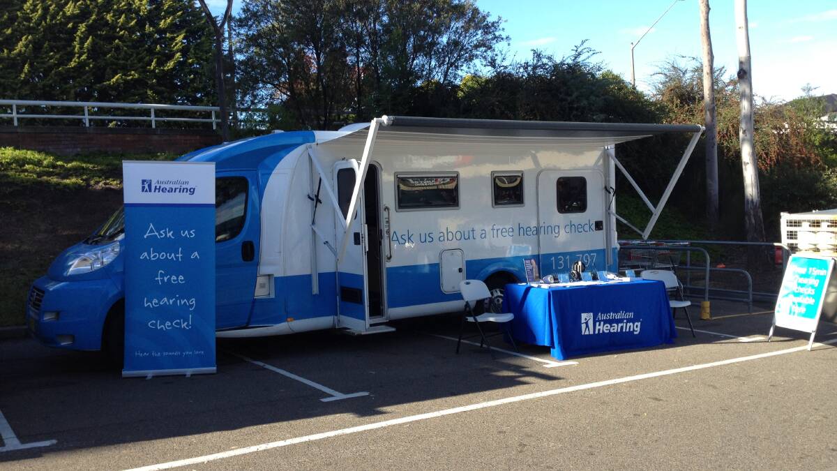Pay a visit to the hearing bus and get your hearing tested for free.