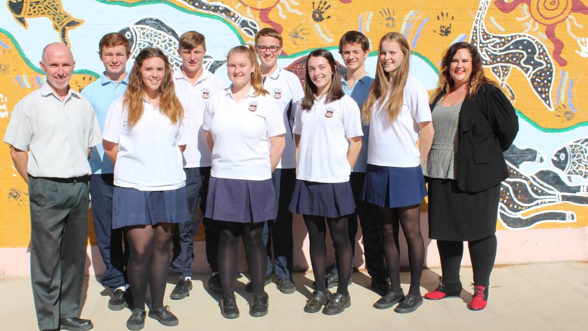 This delegation of students and teachers will be heading to Tongling Number 15 Middle School in China next week.