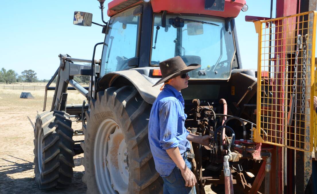 Doug Druce, a third generation farmer from Nevertire, has big plans for the future.
PHOTO: TAYLOR JURD