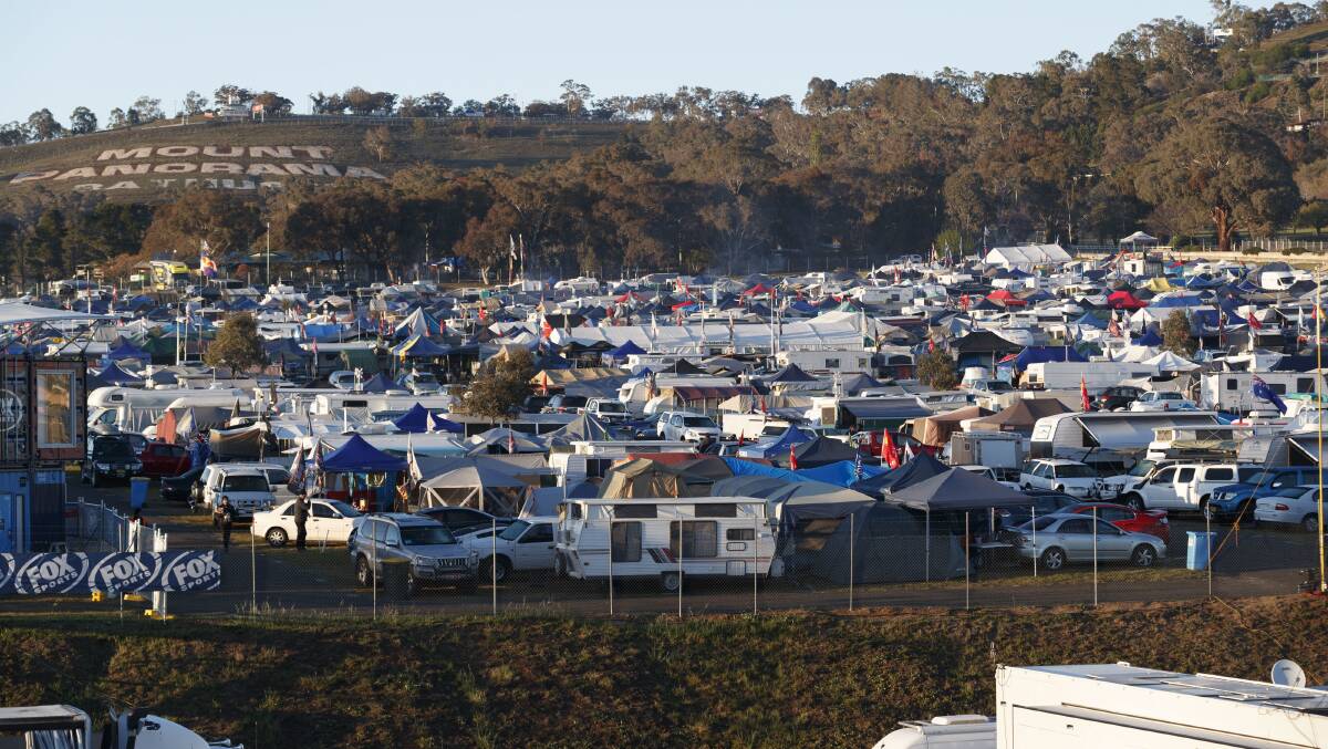 GREAT RACE: Camping sites for the 2019 Bathurst 1000 go on sale on Monday. Photo: SUPERCARS
