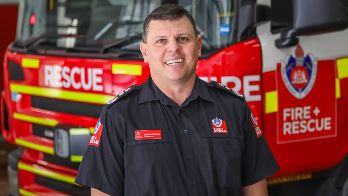 Fire and Rescue NSW Commissioner Jeremy Fewtrell spent seven years in Dubbo earlier in his career. Picture supplied