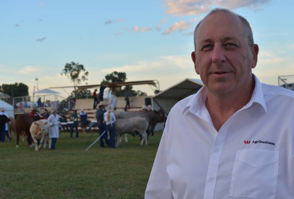 Westpac's agribusiness banking general manager, Steve Hannan, at last week's Beef Australia in Queensland.