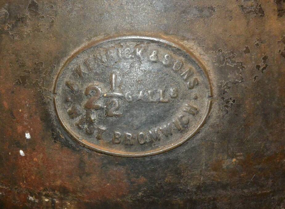 Pioneer exhibit | Cast into the side of each saucepan is 'A KENRICK AND SONS WEST BROMWICH'. This made finding the history of the saucepan makers much easier.