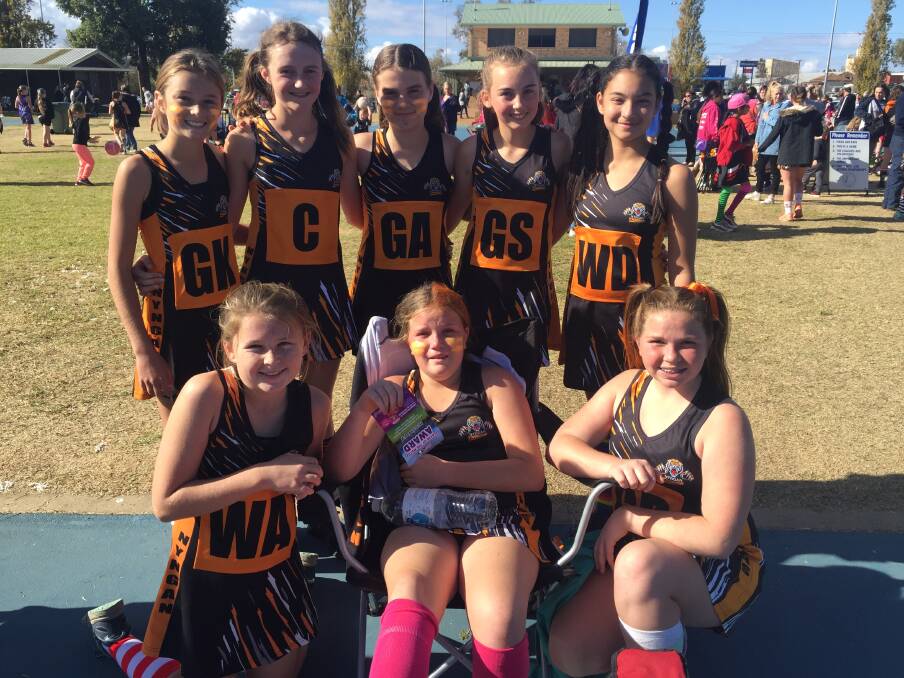 Nyngan Tigers: Black in the Division 3 netball competition.