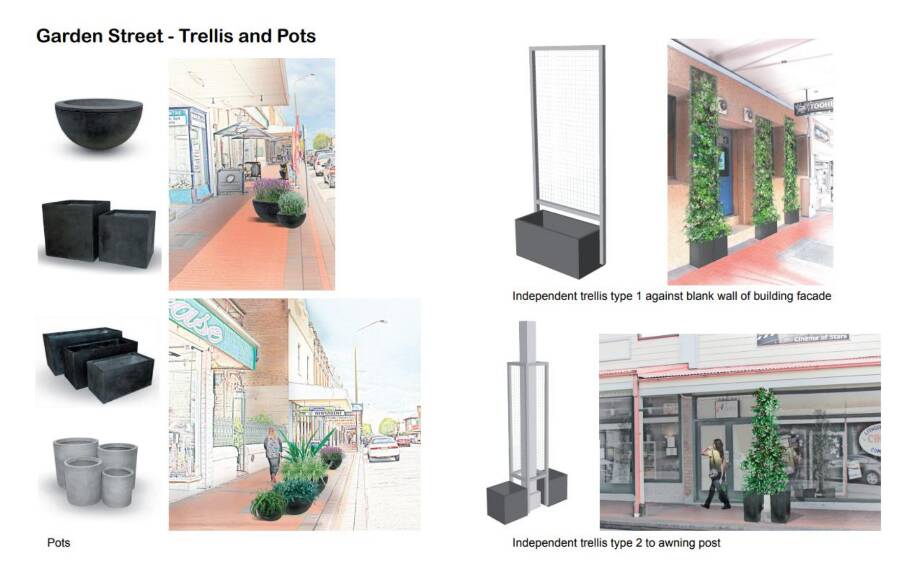 Part of a concept plan for the Lithgow Main Street Restoration stage two.