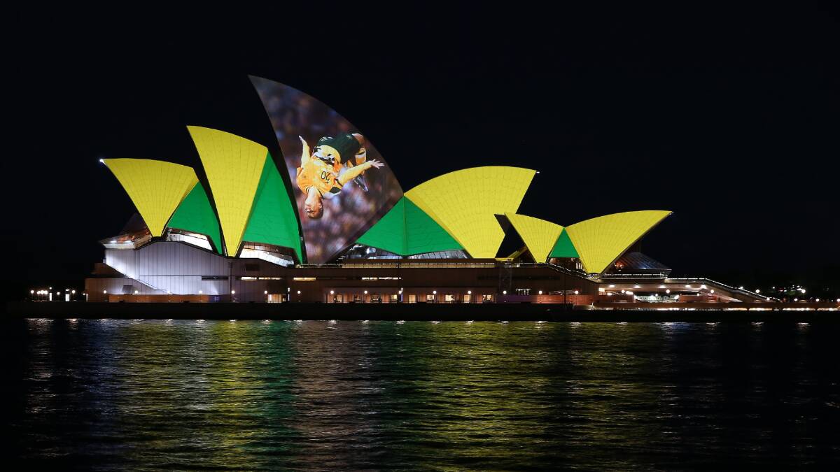 The Sydney Opera House in the hours leading up to the vote. Photo: Twitter