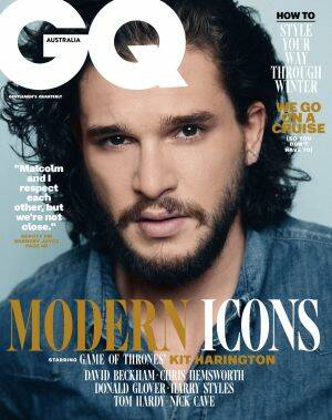 The August issue of GQ is on stands from July 17. 

