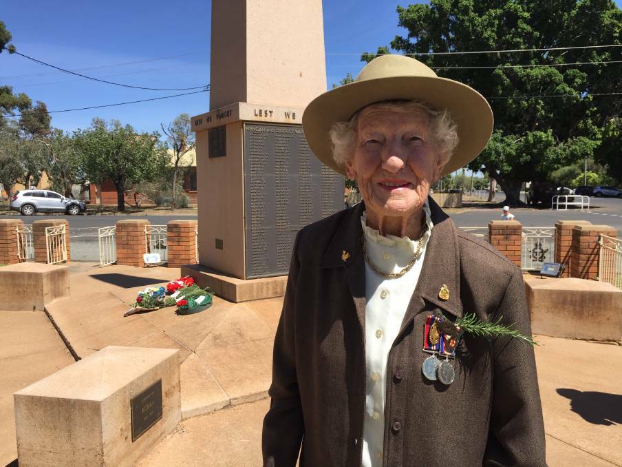 LEST WE FORGET: Veteran Rae Bywater. Photo: DAWN HOPWOOD