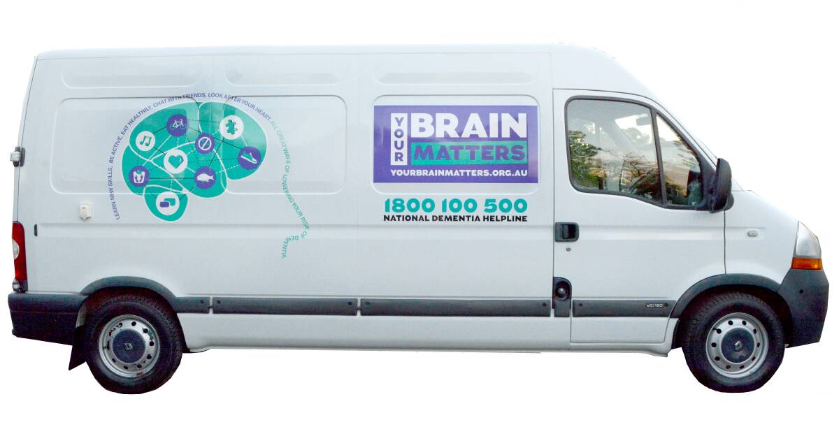 The Memory Van mobile service will be available that aims to increase awareness of dementia in the community and highlight the importance of brain health and dementia risk reduction. Photo: Supplied 