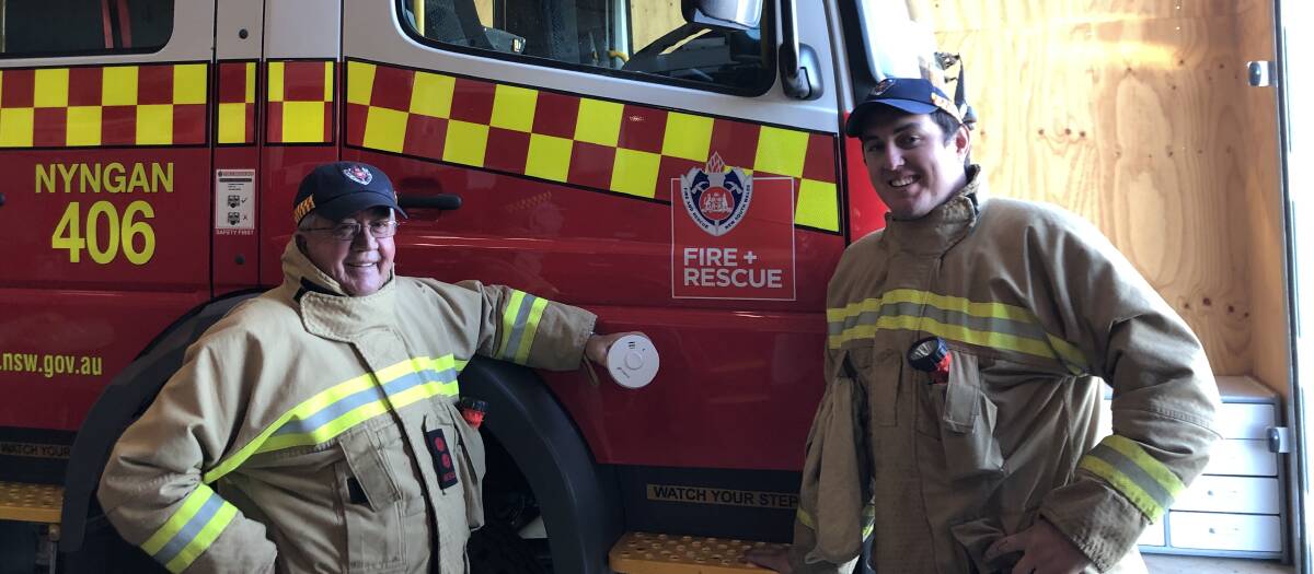 Nyngan Fire and Rescue NSW are encouraging people to check their smoke alarms when the clocks go back this weekend. Photo: ZAARKACHA MARLAN 