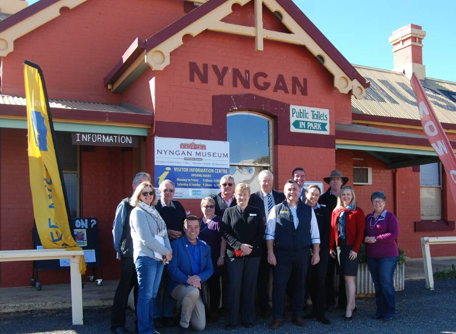 BOOST: Deputy Premier and Minister for Regional NSW John Barilaro and member for Barwon Roy Butler were in Nyngan today to announce the funding. Photo: Zaarkacha Marlan