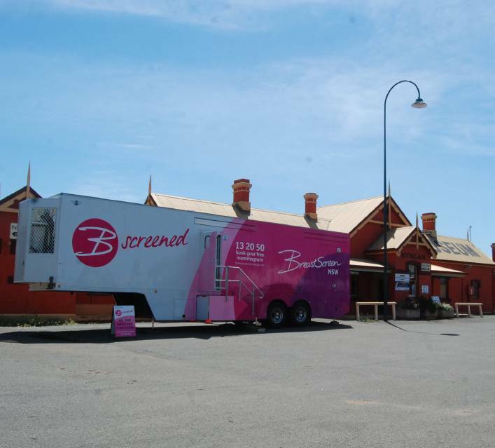 The BreastScreen van will be in Nyngan from January 15-19. Photo: FILE