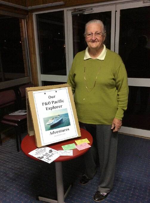 GUEST SPEAKER: Louise Lovett discussed her adventures on the P&O Pacific Explorer cruise ship . Photo: CONTRIBUTED