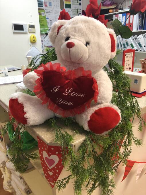 Love was in the air at the Nyngan Health Service this Valentine's day.