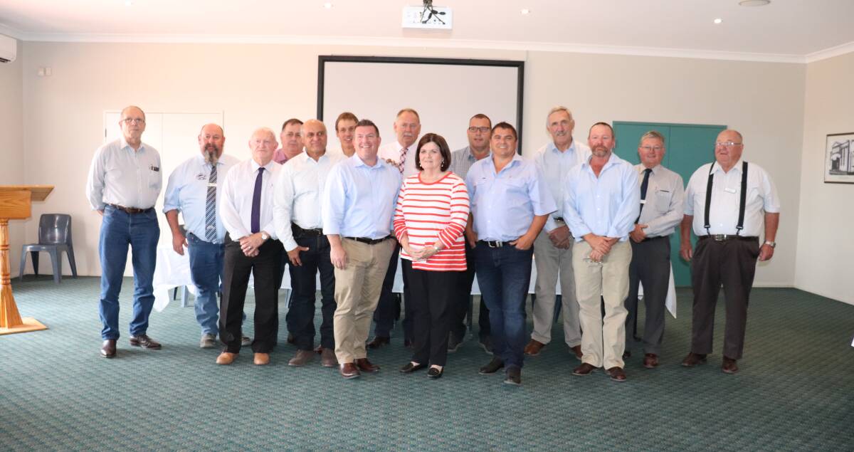 UNITE: Mayors and general managers from the western region gathered in Narromine on Sunday to voice rural issues when the Premier and Deputy Premier visited. Photo: ZAARKACHA MARLAN