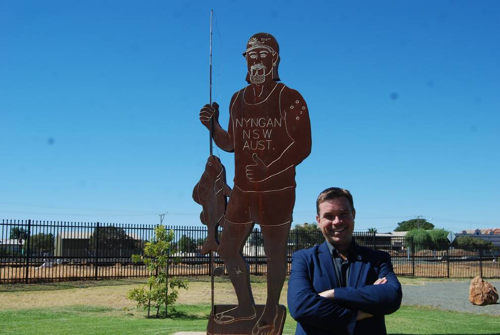 Candidate for the Barwon electorate Roy Butler has begun his listening tour and stopped in Nyngan last week. Photo: ZAARKACHA MARLAN