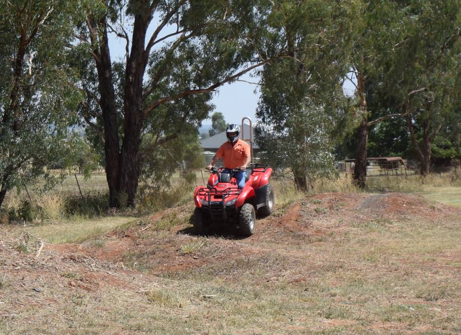 Be safe: The new virtual reality experience is part of SafeWork NSW’s $3.7 million Quad Bike Safety Improvement Program. Photo: Taylor Jurd. 