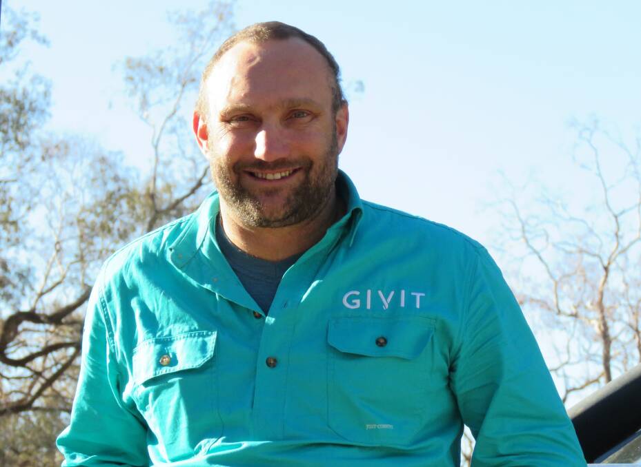 GIVIT NSW Drought Manager Scott Barrett. Photo: Supplied. 