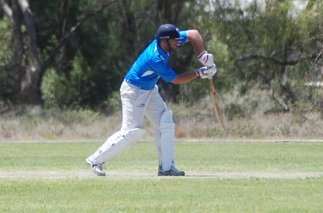 ON THE FRONT DOG: Dubbo captain Angus Norton helped dig his side out of trouble on Sunday, making 58 not out in the win at Nyngan. Photo: ZAARKACHA MARLAN