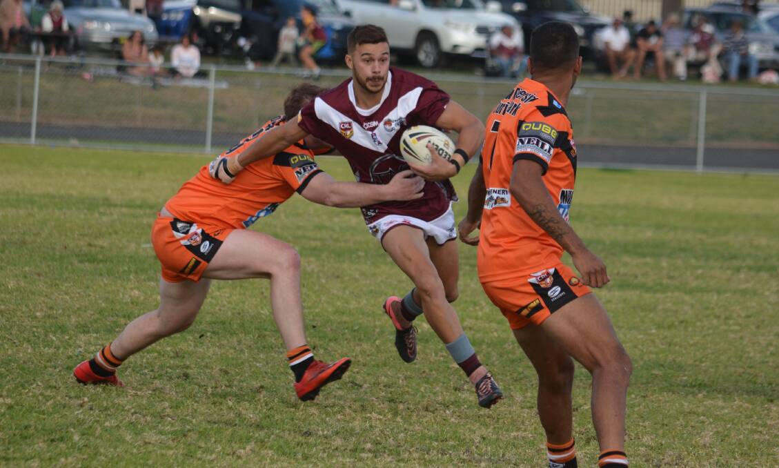 The Cowboys handed Nyngan a first loss for 2019 on Sunday. Photos: NICK GUTHRIE