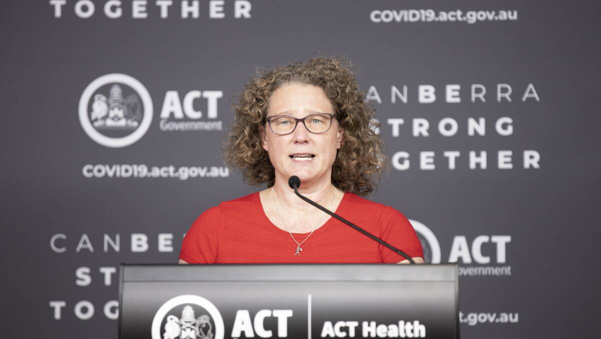 ACT Chief Health Officer Kerryn Coleman. Picture: Sitthixay Ditthavong
