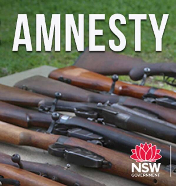 NSW gun amnesty for the next months