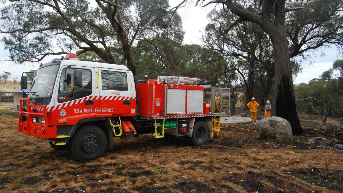 Gearing up: The Rural Fire Service is prepared for action as the region becomes drier and the temperature rises. Photo: FILE