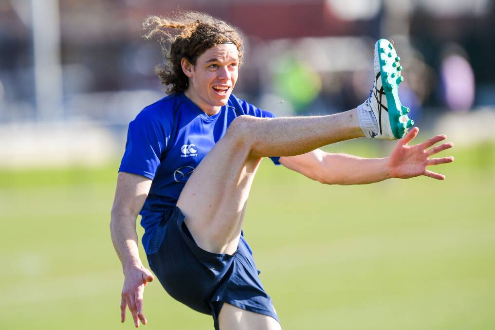 IN NEED OF A NEW HOME: North Melbourne is considering trade options for Ben Brown. Picture: Morgan Hancock 