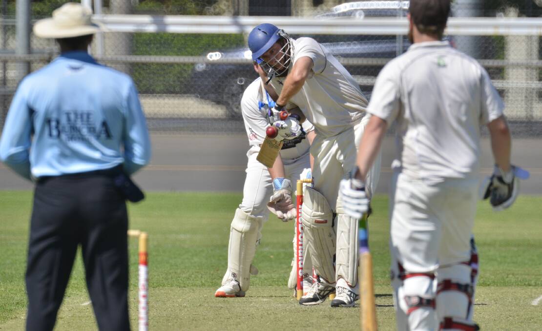 DANGEROUS: Tim Smith was sorely missed in Nyngan's eight-wicket loss at the hands of Wellington on Sunday. Photo: BELINDA SOOLE