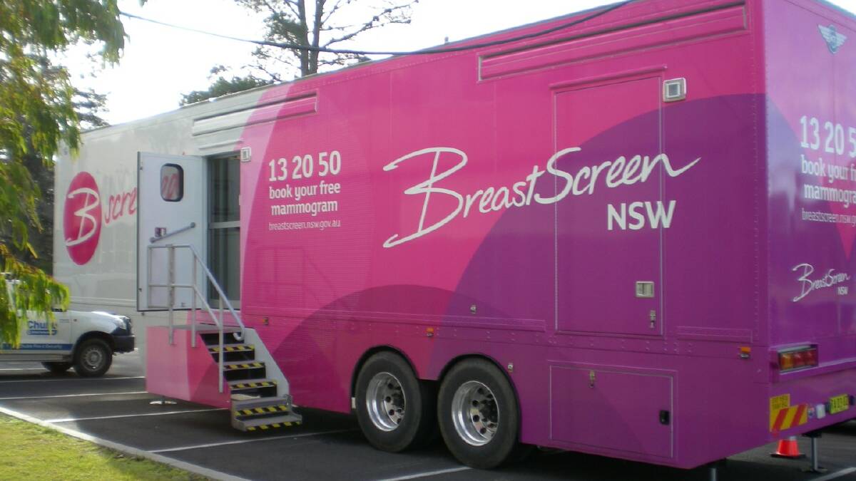 BreastScreen van to roll into Nyngan