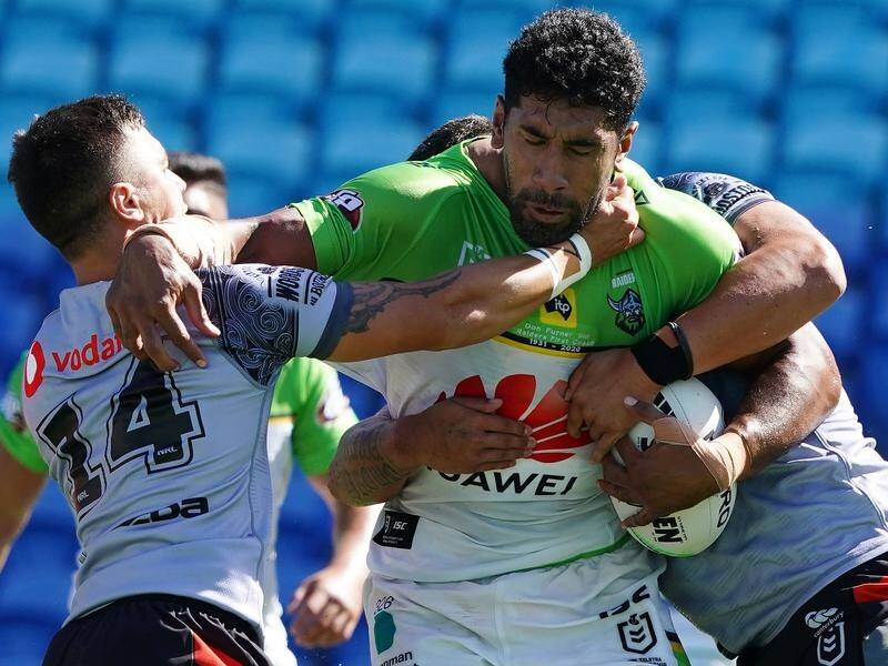 Canberra's Sia Soliola will play his first NRL game since suffering a serious facial injury in July.