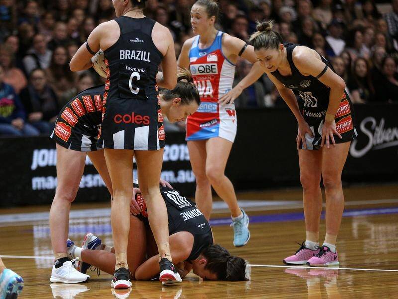 Kelsey Browne's season is over due to a serious knee injury, as Collingwood chase a finals berth.