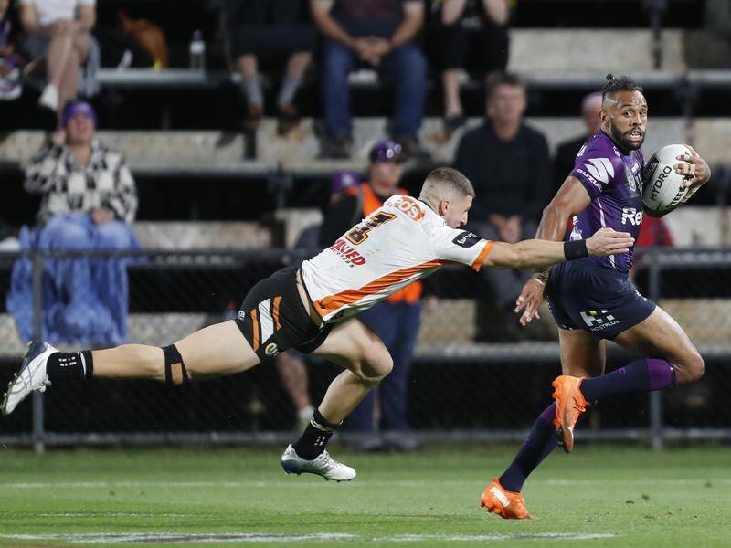 Winger Josh Addo-Carr is one of a swag of Melbourne stars set to be rested ahead of the NRL finals.