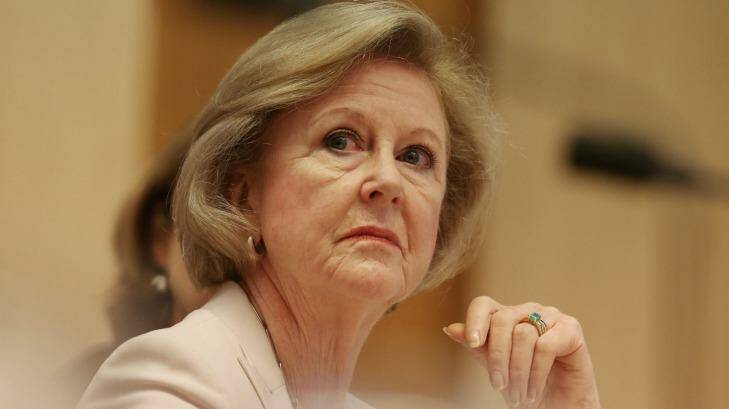Australian Human Rights Commission president Gillian Triggs at a committee hearing in December. Photo: Andrew Meares