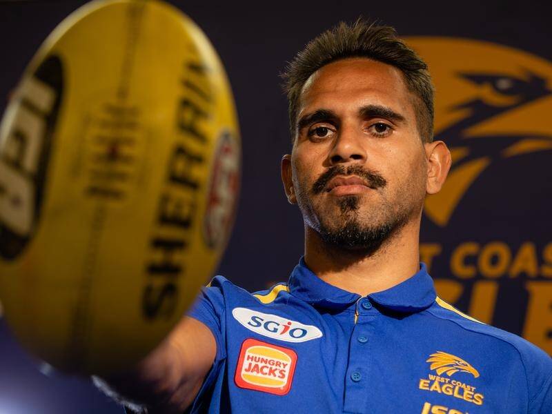 West Coast's Lewis Jetta has averaged almost 17 possessions per game in his 18 AFL games this year.