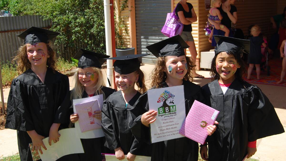 o This happy little group graduated from the Bogan Bush Mobile – Sophie Richards, Chelsey Fitzalan, Georgia McDougall, Kaitlin Blake and Tam Yeo, congratulations!