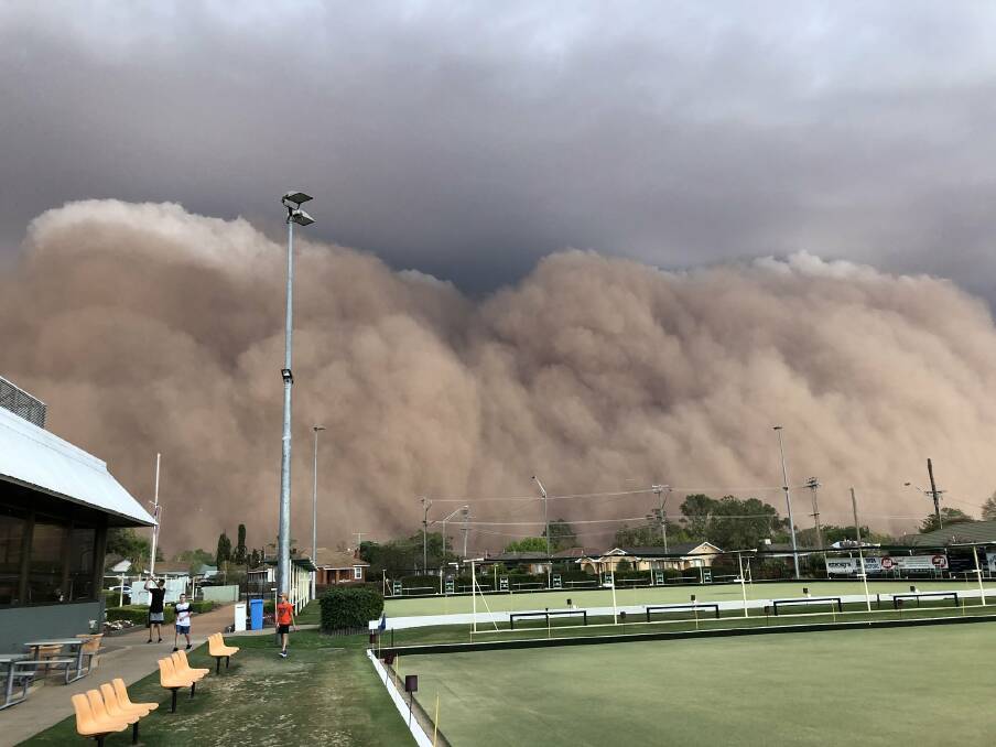 ROLLING DUST: Not much can be done about the increasing dust storms hitting Dubbo, says soil scientist Stepehn Cattle. Photo: HEATH HARRISON
